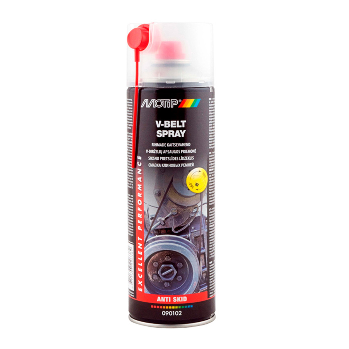 Мастило для клинових ременів Motip V-Belt Spray 500 мл (090102)