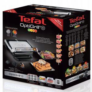 Електрогриль притискний Tefal OptiGrill+ GC716D12 (+ пластини для вафель)