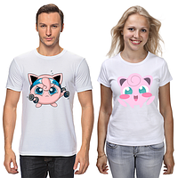 Парні футболки з принтом "Покемошки" Push IT
