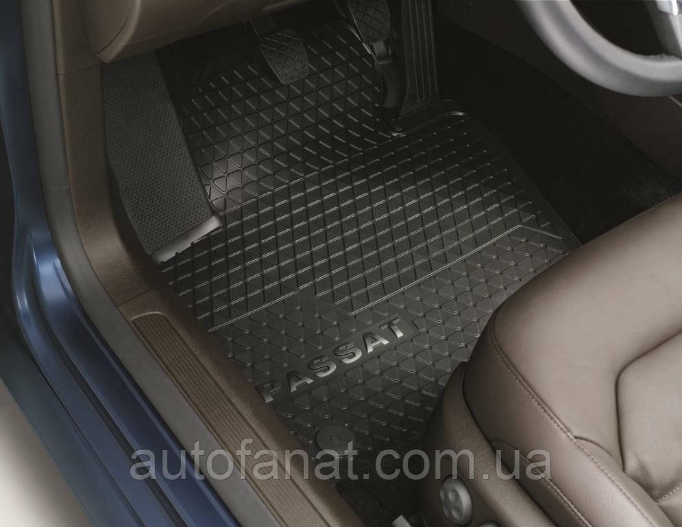 Килимки Volkswagen Passat (B6) / (B7) / CC / Alltrack (B7), передні гумові (3C1061502A82V)