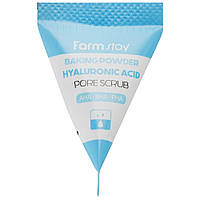 Скраб для обличчя з содою і гіалуроновою кислотою Farmstay Baking Powder Hyaluronic Acid Pore Scrub 1 шт * 7г