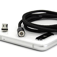 Магнітний MicroUsb кабель Floveme 1 м Black