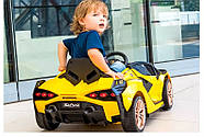 Дитячий електромобіль Lamborghini (2 мотори по 30W, USB, TF) Bambi M 4530EBLR-6 Жовтий, фото 5