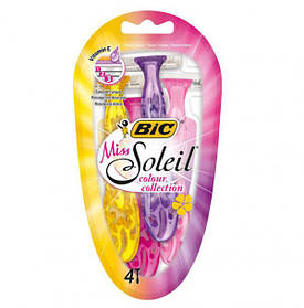 Одноразові станки для гоління BIC Miss Soleil 3 леза 4 шт