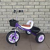 Велосипед 3-х колісний Best Trik LM-1355 Фіолетовий, фото 4