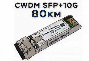 Модулі SFP+ CWDM 10G 80км