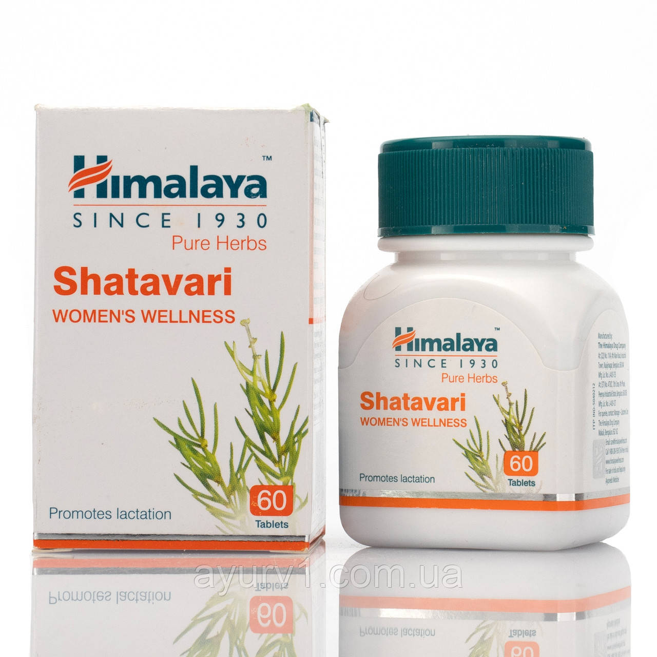 Шатаварі Shatavari, Himalaya/60 таб. (250 мг) фітоестрогени, тонік для жінок