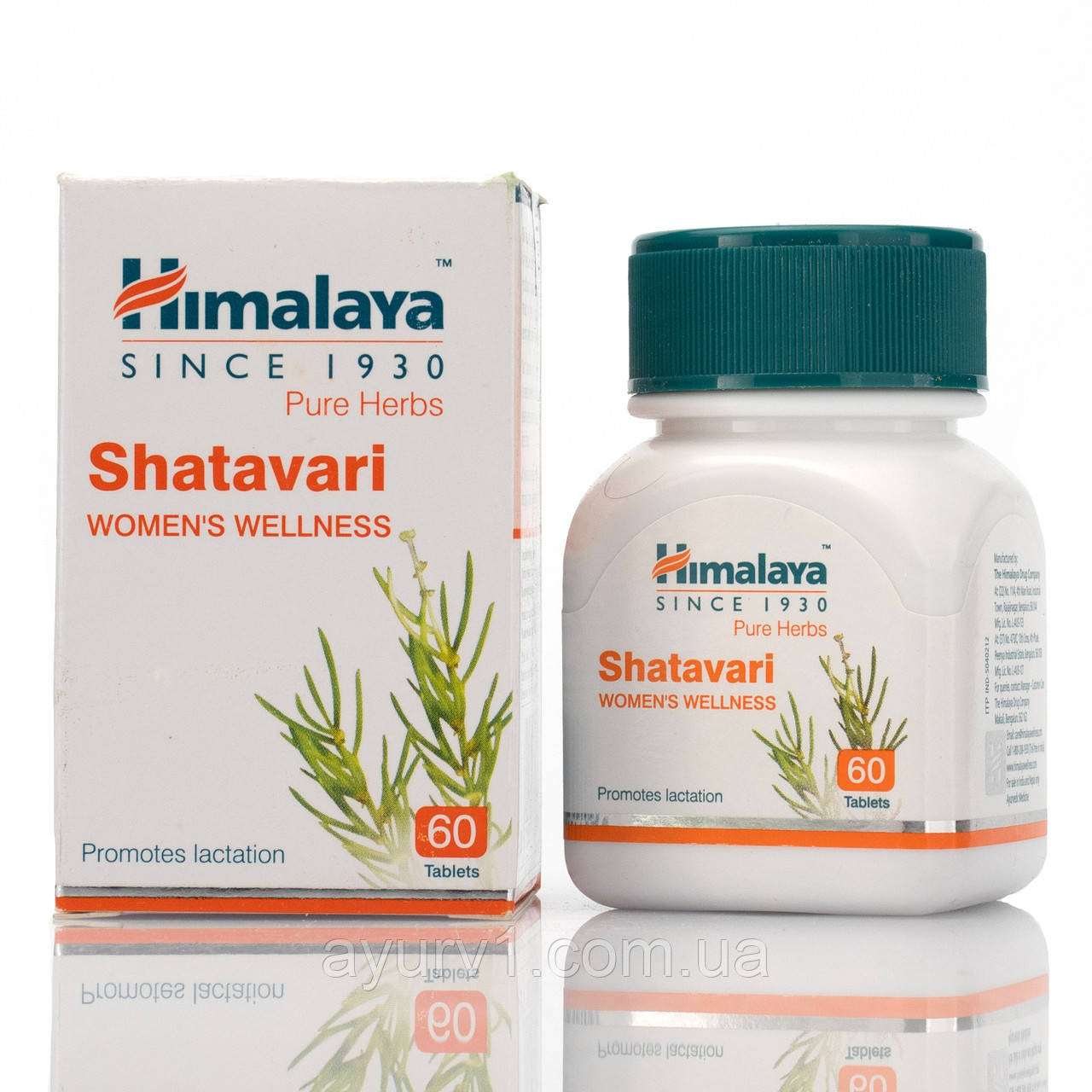 Шатавари Хималая Shatavari Himalaya 60 таб. (250 мг.) фитоэстрогены, тоник для женщин - фото 1 - id-p432866494