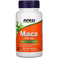 Мака перуанская NOW Foods "Maca" для мочеполовой системы, 500 мг (100 капсул)
