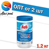 Hth MINITAB 20g Action 5 хлор - Медленно растворимые таблетки 20 гр 5в1 , 1.2 кг