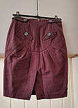 Спідниця бордо молодіжна 44 розмір Take-It, фото 5