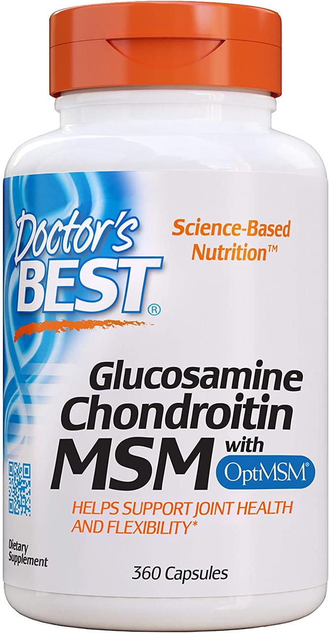 Doctor's Best Glucosamine Chondroitin MSM 360 капсул
