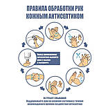 Дезінфікуючий засіб Антисептик Септолин гель для дезінфекції рук 1 л Дезінфектор для обробки шкіри, фото 10