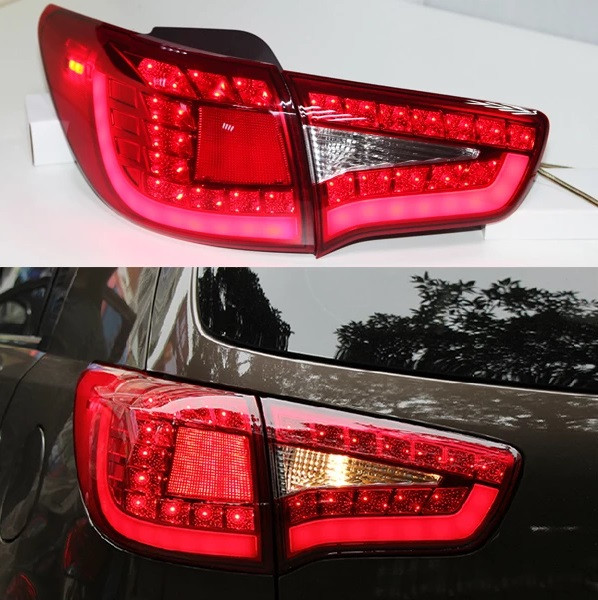 Ліхтарі Kia Sportage 3 тюнінг Led оптика (червоні), фото 1