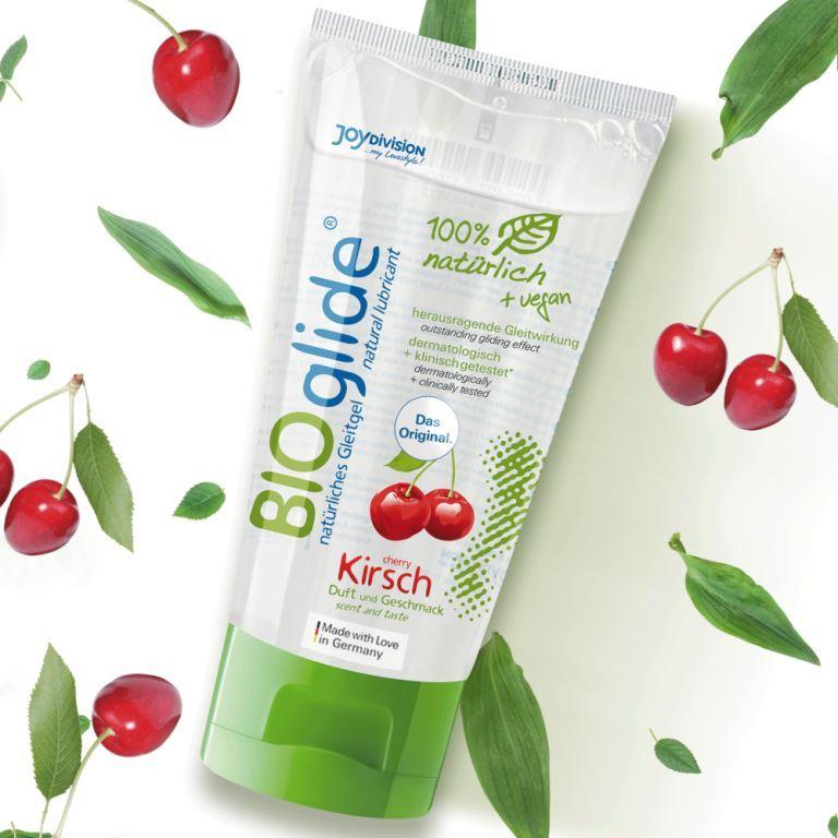 Ароматизований любрикант *BIOglide Kirsch (cherry), 80 ml