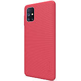 Захисний чохол Nillkin для Samsung Galaxy M51 Super Frosted Shield Red, фото 5