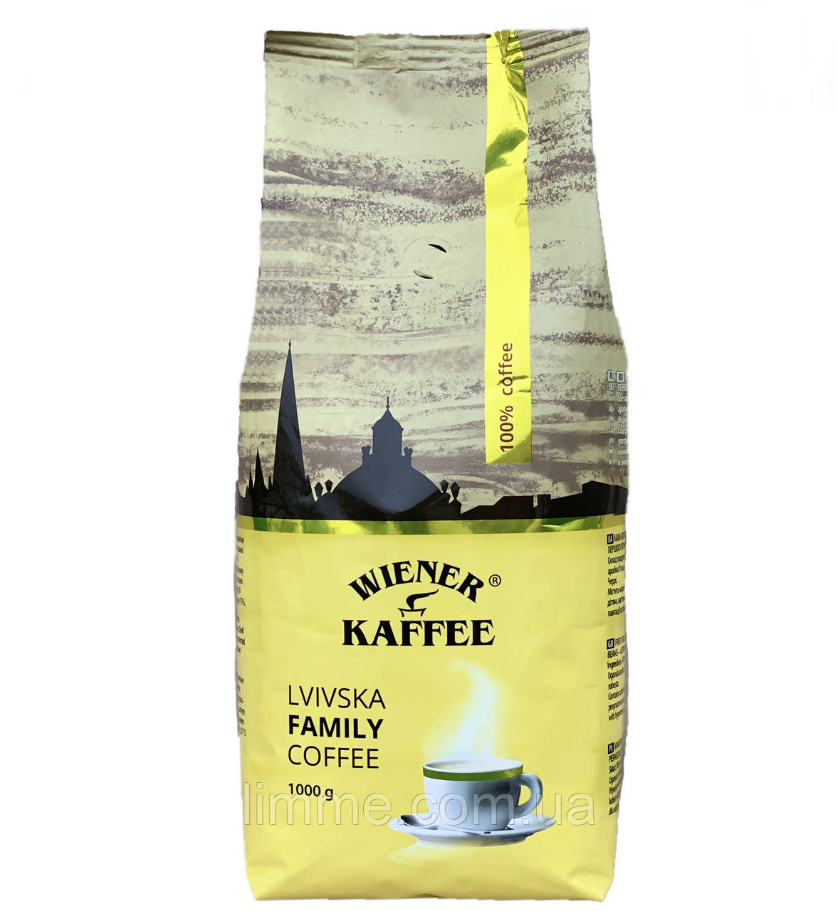 Натуральна кава в зернах першого гатунку Lvivska Family Coffee 1 кг