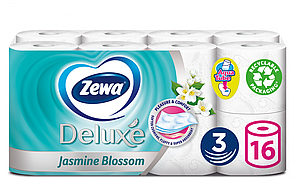 Туалетний папір Zewa Deluxe Jasmine Blossom тришаровий (квітка жасміну) 16 шт.