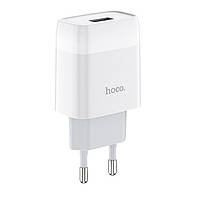 Зарядное устройство для телефона на 1USB HOCO C72A |1USB, 2.1A| Белый