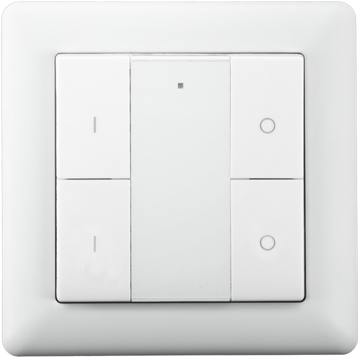 Бездротовий вимикач із 4 кнопками Heatit Z-Push Button 4