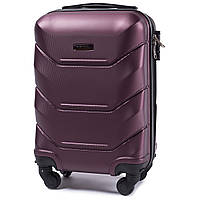 Пластиковый мини чемодан XS Wings 147 чемодан бордо размер XS небольшой чемоданчик для ручной клади