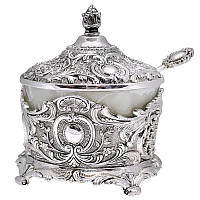 Цукорниця з ложкою, h-11 см, d-8,9 см (466-1275)