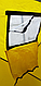 Намет-куб для зимової риболовлі Daster сіро-жовтий, фото 2