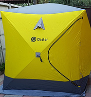 Палатка-куб для зимней рыбалки Daster серо-желтая