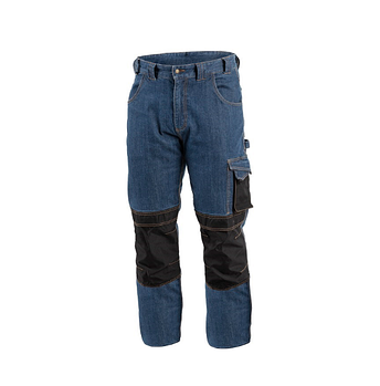 Штани робочі сині джинсові EMS (S-2XL) HOEGERT HT5K355-S