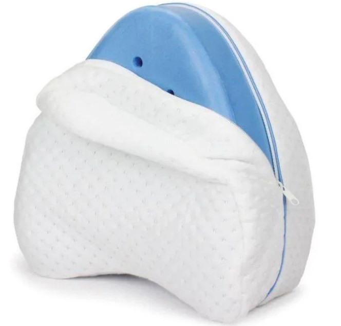 Ортопедична подушка для ніг Contour Leg Pillow, трикутна, з чохлом