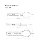 Столовий прилад з титану NexTool Outdoor Spoon Fork KT5525, фото 2