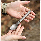 Столовий прилад з титану NexTool Outdoor Spoon Fork KT5525, фото 4