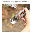 Столовий прилад з титану NexTool Outdoor Spoon Fork KT5525, фото 6