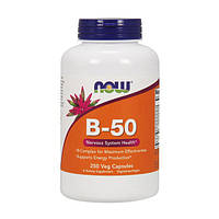 Комплекс витаминов группы Б Now Foods B-50 Complex (250 veg caps)
