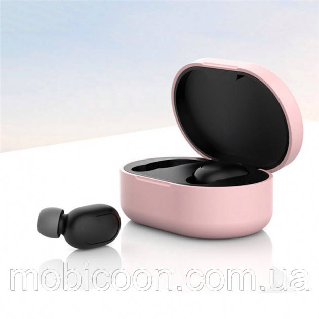 Чохол силіконовий для xiaomi AirDots pink sand