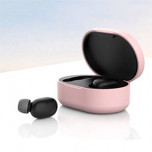 Чохол силіконовий для xiaomi AirDots pink sand