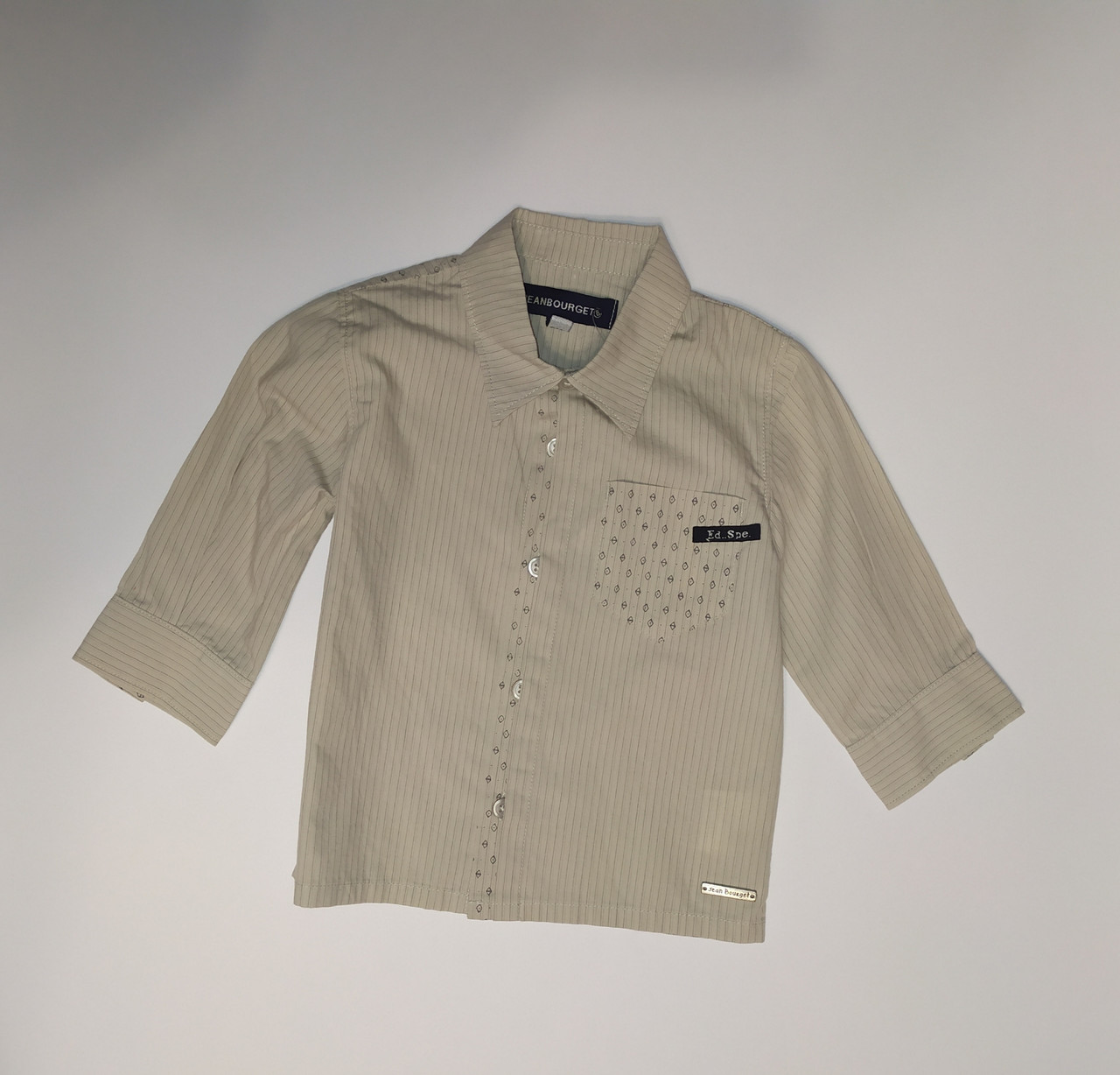 Сорочка дитяча в смужку Jeanbourget р.6 міс.(67см), фото 1