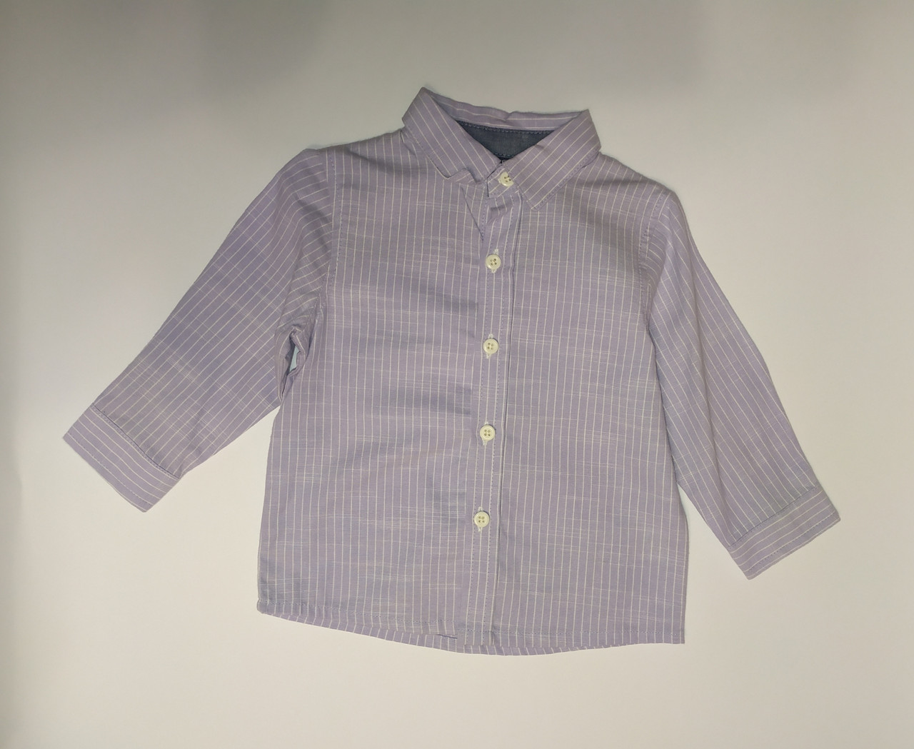 Сорочка для хлопчика бузкова Next р.86 см (12-18 міс), фото 1