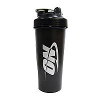 Шейкер з металевою пружиною Optimum Nutrition Shaker ON with metall ball 600 ml black/grey