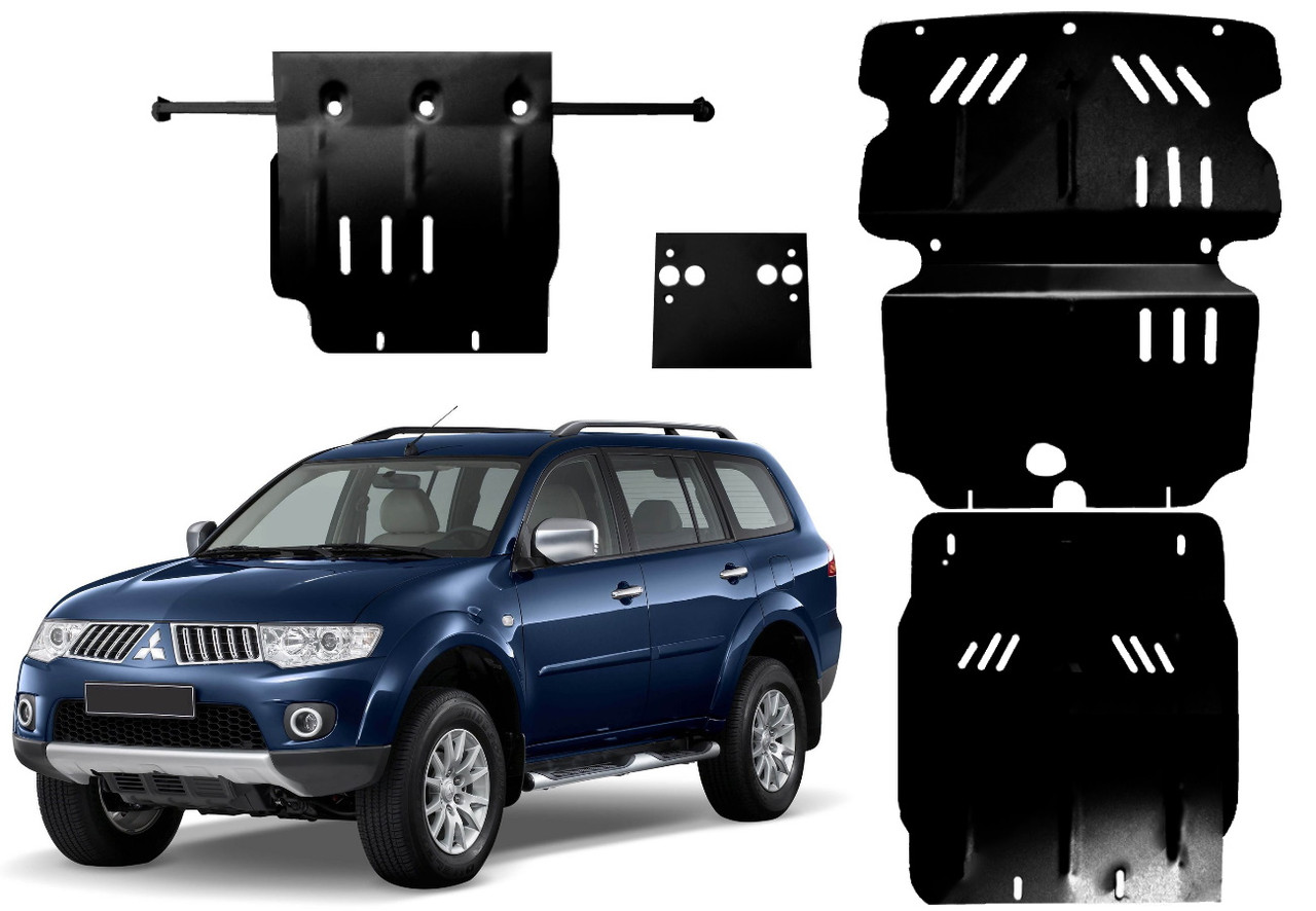 Захист двигуна Mitsubishi Pajero Sport II 2008-2016