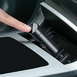 Автомобільний FM модулятор BASEUS CCNLZ-C0G, 2USB, LED дисплей, сірий, фото 5