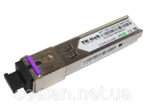 Модуль SFP 1.25G, 80 км, WDM, SC, DDM, 1490 нм, TK-link