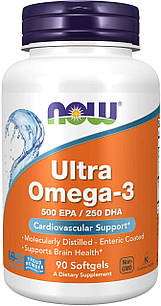 Now Foods Ultra Omega-3 90 гелевих капсул