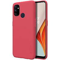 Защитный чехол Nillkin для Oneplus Nord N100 Super Frosted Shield Red