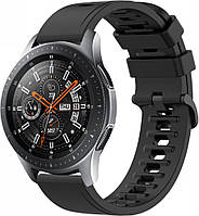 Ремешок Convex для Galaxy Watch 42mm Black (20 мм) (Самсунг Галакси Вотч 42 мм)