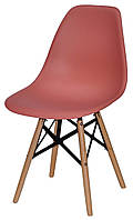 Стул Nik XXL Eames DSW коричневый 92 на буковых ножках с укрепленными перемычками