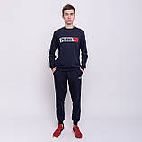 Чоловічі спортивні штани Adidas, чорного кольору (плащівка), фото 11