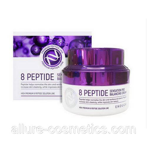 Крем з пептидами Enough 8 Peptide sensation pro balancing Cream
