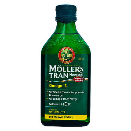 Риб'ячий жир Moller's, 250 мл, фото 1