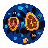 Набір "зроби сам" ЧЕРЕПАХИ ОКЕАНУ, аплікація з фетру, фото 2